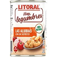 LITORAL Hoy Legumbres Alubias con su sofrito- Plato Preparado Sin Gluten